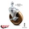 Service Caster 5 Inch High Temp Phenolic Wheel Swivel 12mm Threaded Stem Caster with Brake SCC-TS20S514-PHSHT-TLB-M1215 - alternate 5